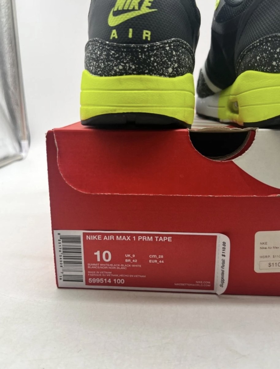 Nike Air Max 1 'Night Run' 10 (Moderately Worn Pre-Owned)Nike - Image 4