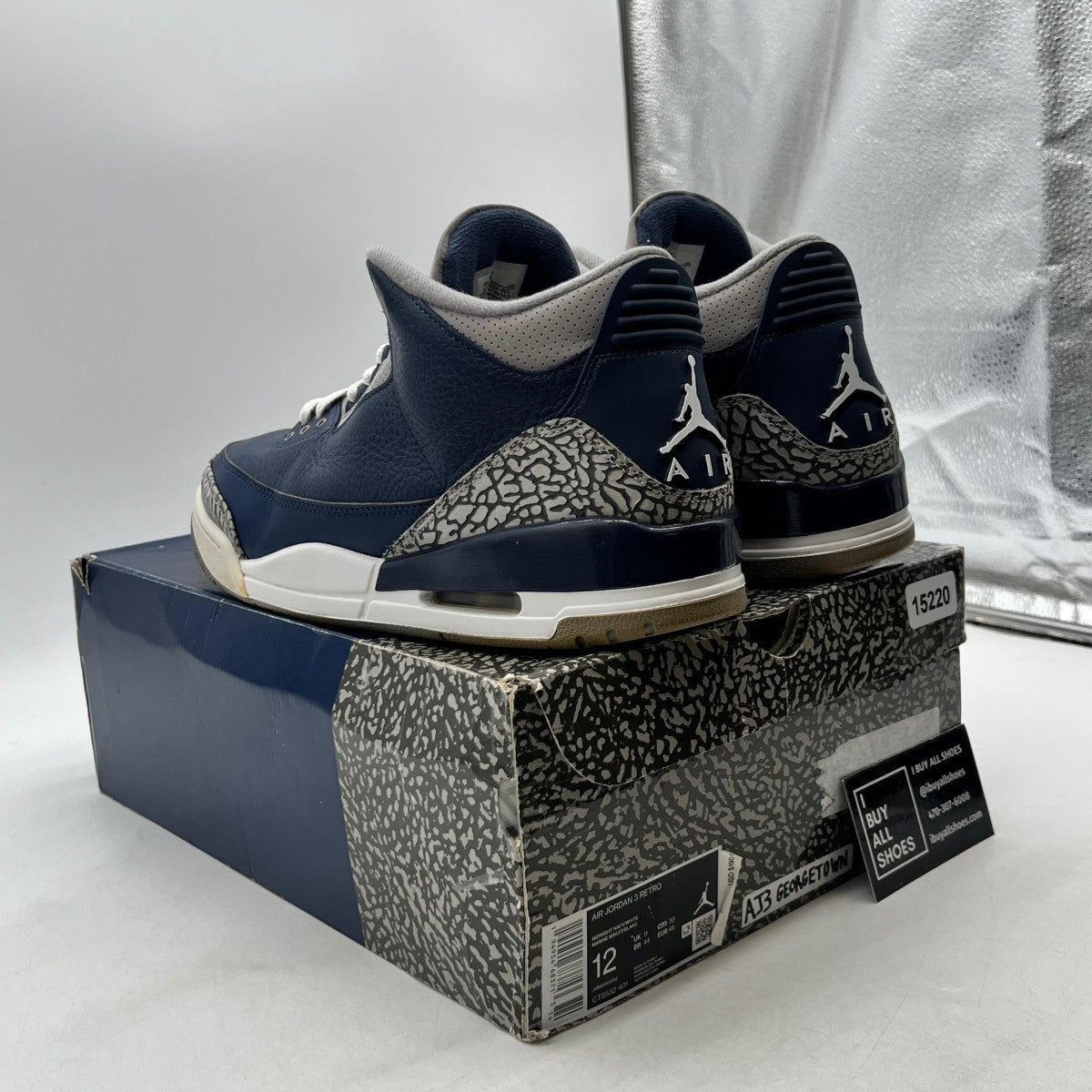 Jordan 3 Retro Georgetown (2021) - Image 4