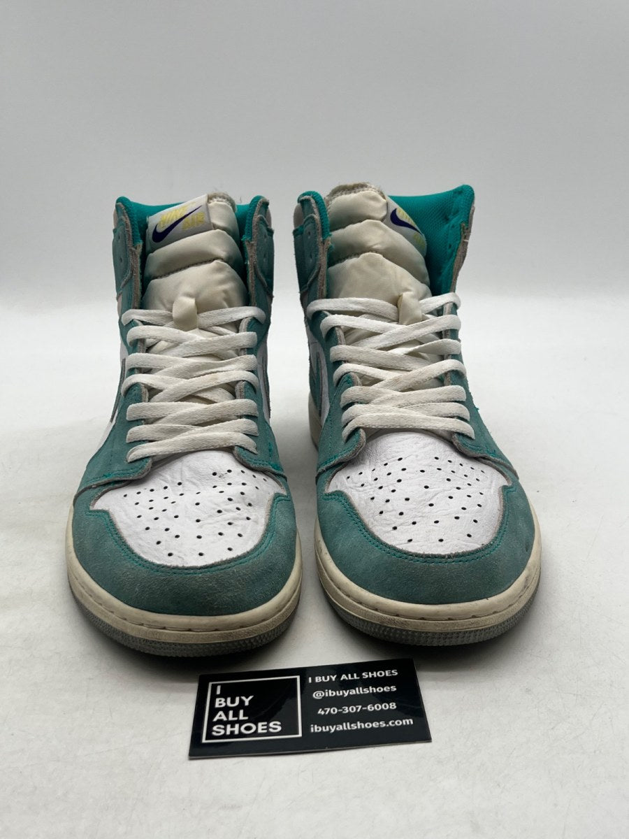 Jordan 1 Retro High Turbo Green 13 (Lightly Worn Pre-Owned) - Image 2