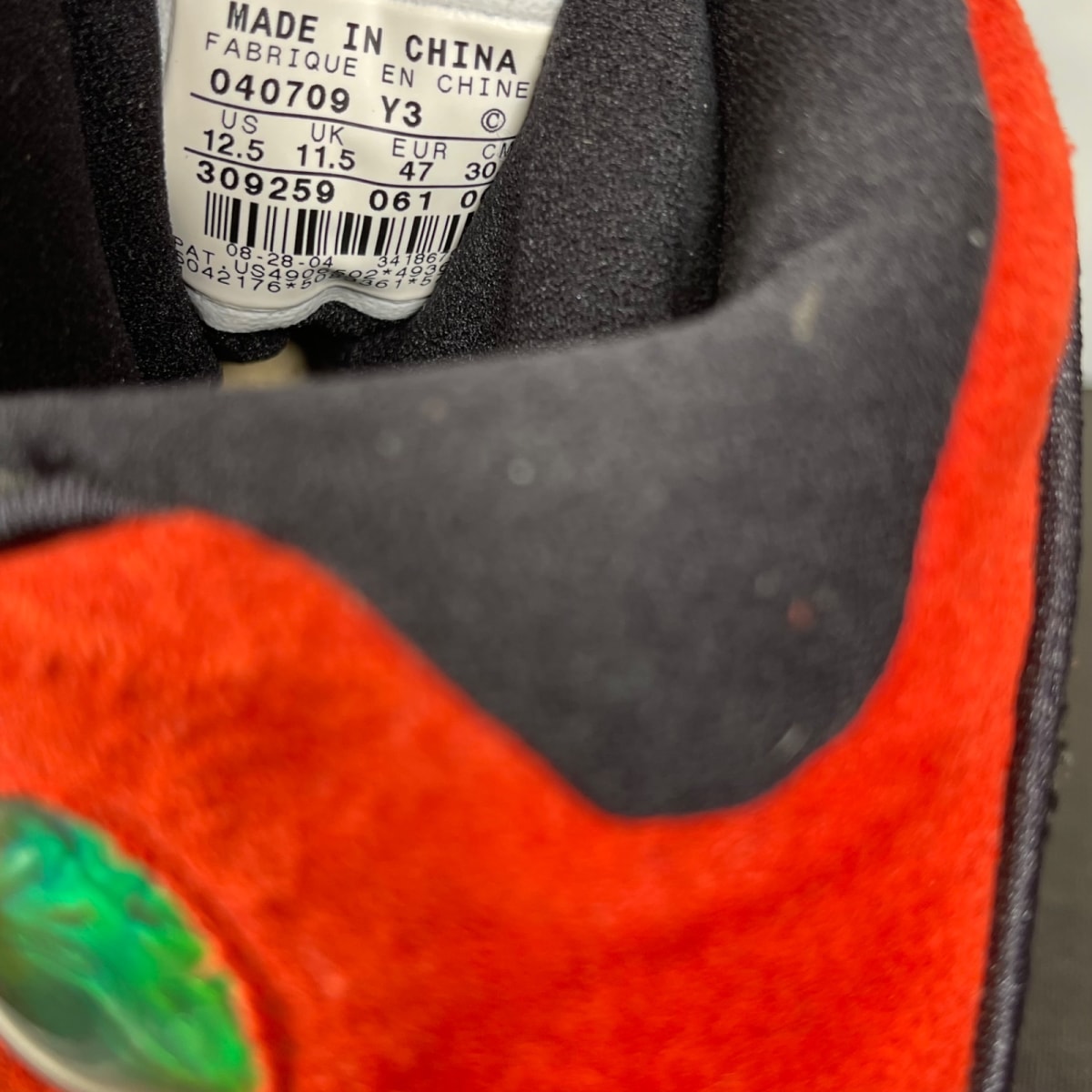 Jordan 13 Retro Bred (2004) 12.5 (Moderately Worn Pre-Owned)JordanBlack/Varsity Red-White - Image 6