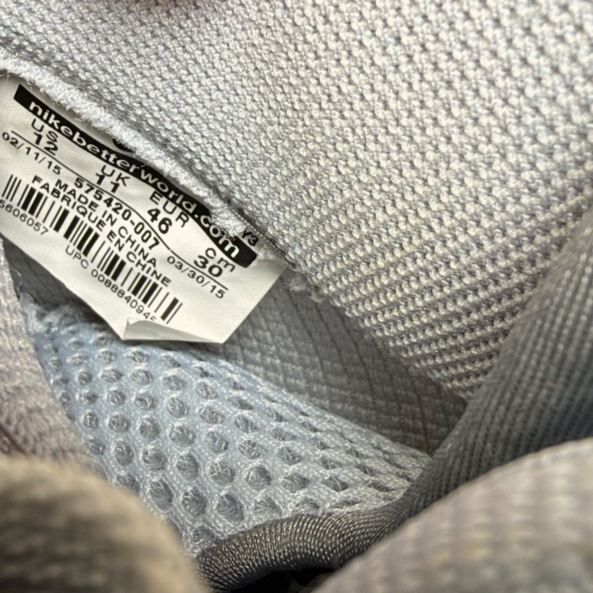 Nike Air Foamposite One Wolf Grey Suede (Size 12) - aux