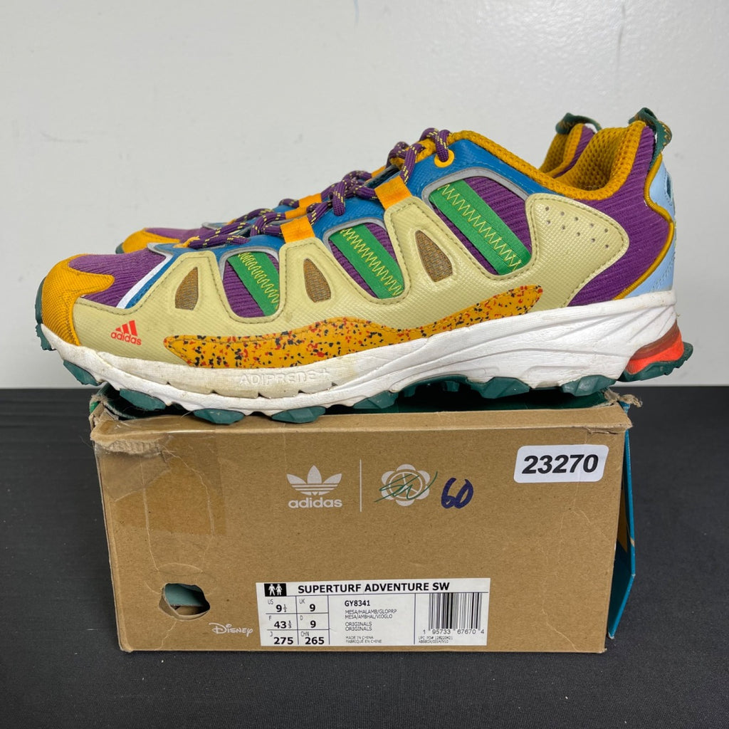 adidas Superturf Adventure Sean Wotherspoon Jiminy Cricket 9.5 (Moderately Worn Pre-Owned)adidasSail/Orange/Purple/Teal - Image 3