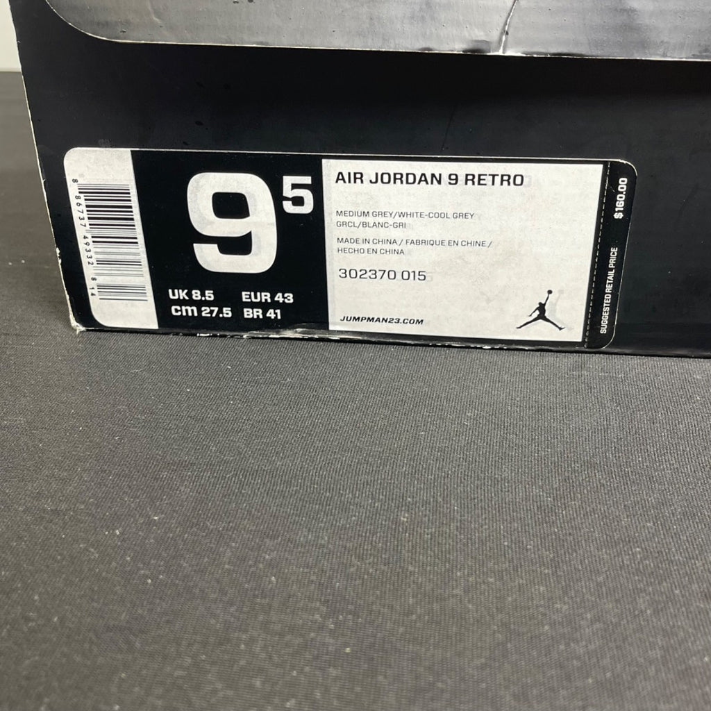 Jordan 9 Retro Cool Grey (2012) (Size 9.5) - Image 7
