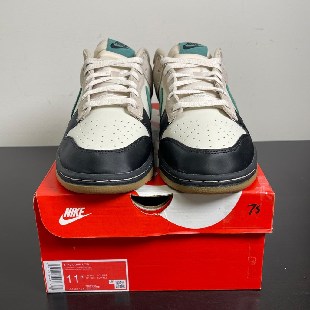 Nike Dunk Low Light Orewood Brown Bicoastal 11.5 (Moderately Worn Pre-Owned)NikeLight Orewood Brown/Cream II/Black/Bicoastal - Image 2