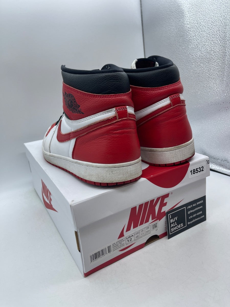 Jordan 1 Retro High OG Heritage 12 (Heavily Worn Pre-Owned) - Image 4