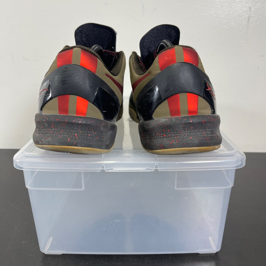 Nike Kobe 8 Python 10 (Moderately Worn Pre-Owned)NikeSquadron Green/Challenge Red-Legion Brown - Image 4