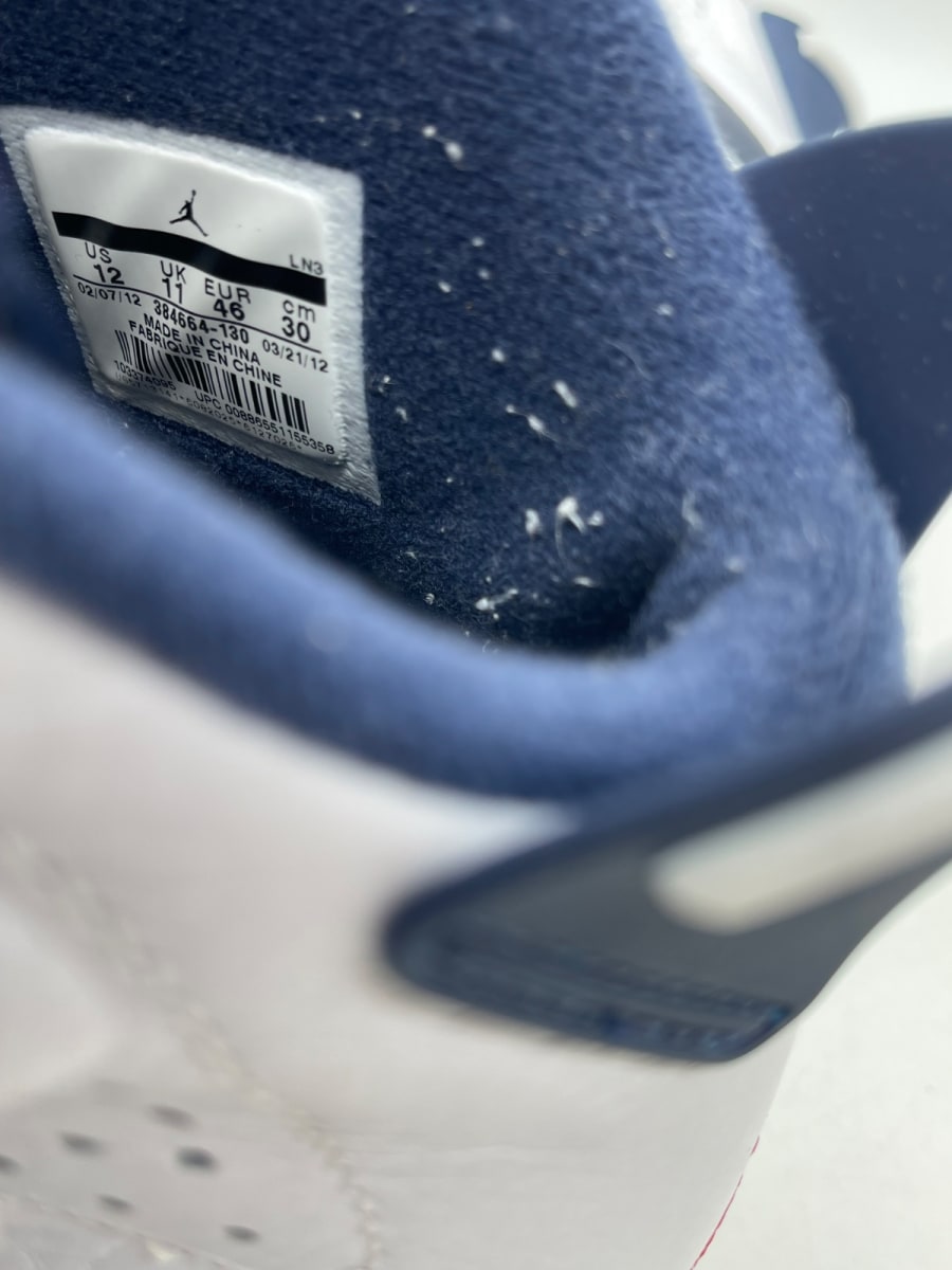 Jordan 6 Retro Olympic London (2012) 12 (Moderately Worn Pre-Owned) - Image 8