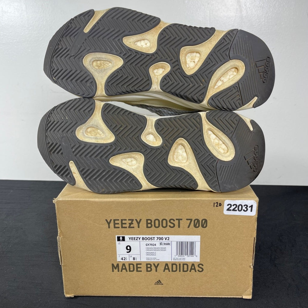 adidas Yeezy Boost 700 V2 Cream 9 (Moderately Worn Pre-Owned)adidasCream/Cream/Cream - Image 5