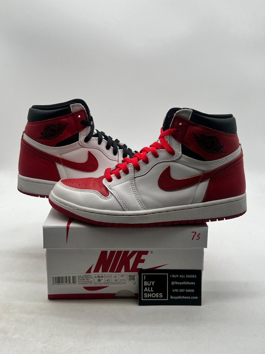 Jordan 1 Retro High OG Heritage 9.5 (Moderately Worn Pre-Owned) - Image 1