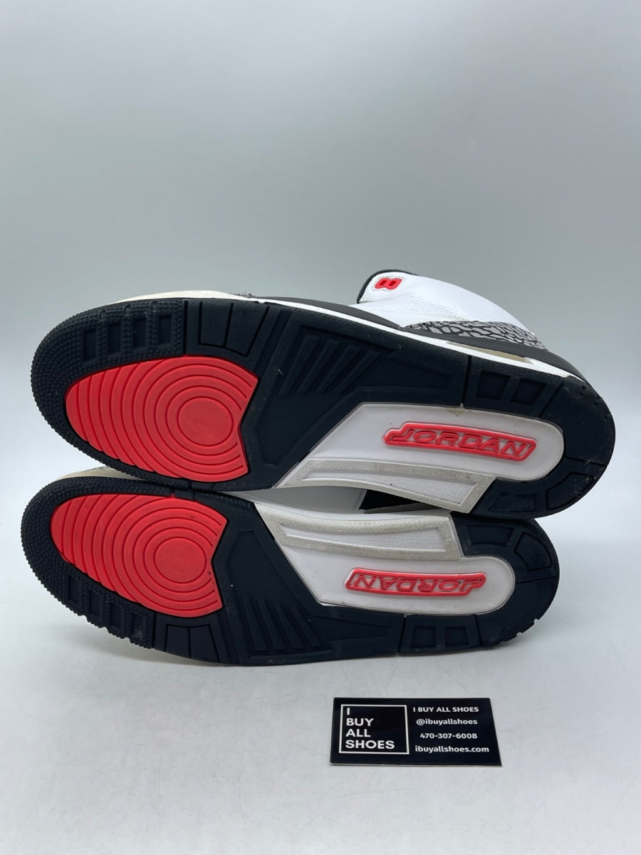 Jordan 3 Retro Infrared 23 13 (Moderately Worn Pre-Owned) - Image 7
