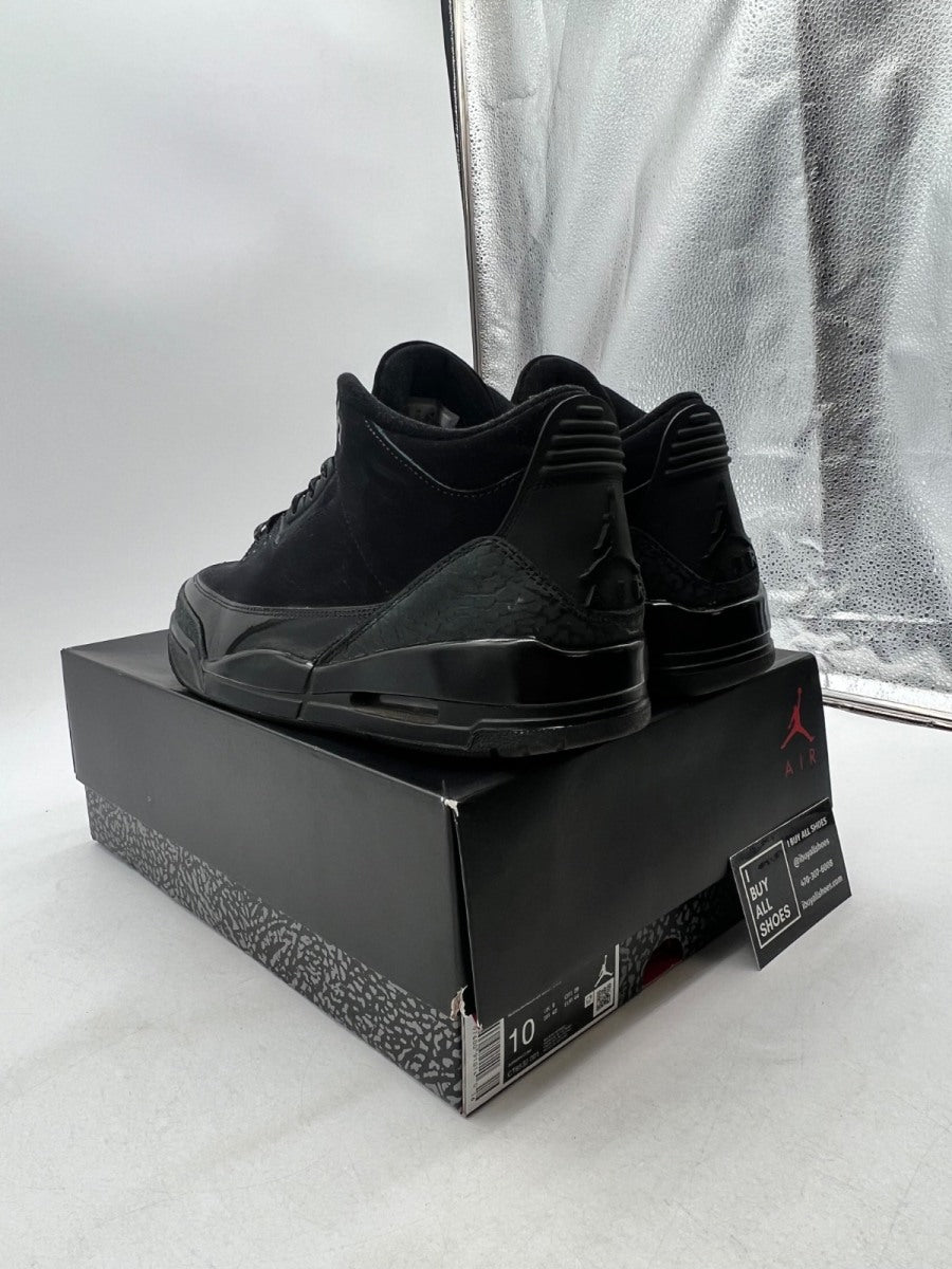 Jordan 3 Retro Black Cat (2025) 10 (Lightly Worn Pre-Owned) - Image 4