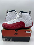 Jordan 12 Retro Cherry (2023) 11 (Moderately Worn Pre-Owned)JordanWhite/Black/Varsity Red - Image 1