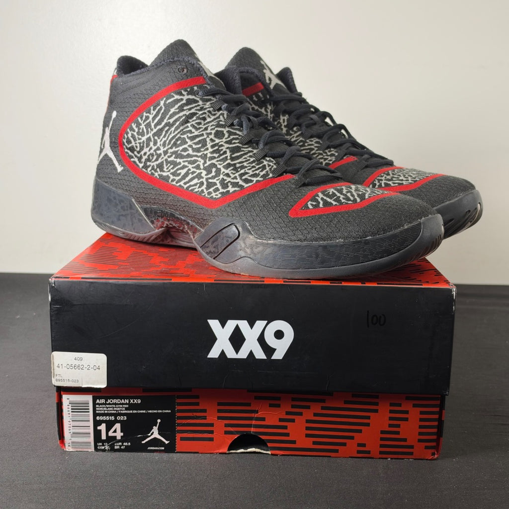 Jordan XX9 Black White Gym Red (Size 14) - Image 1