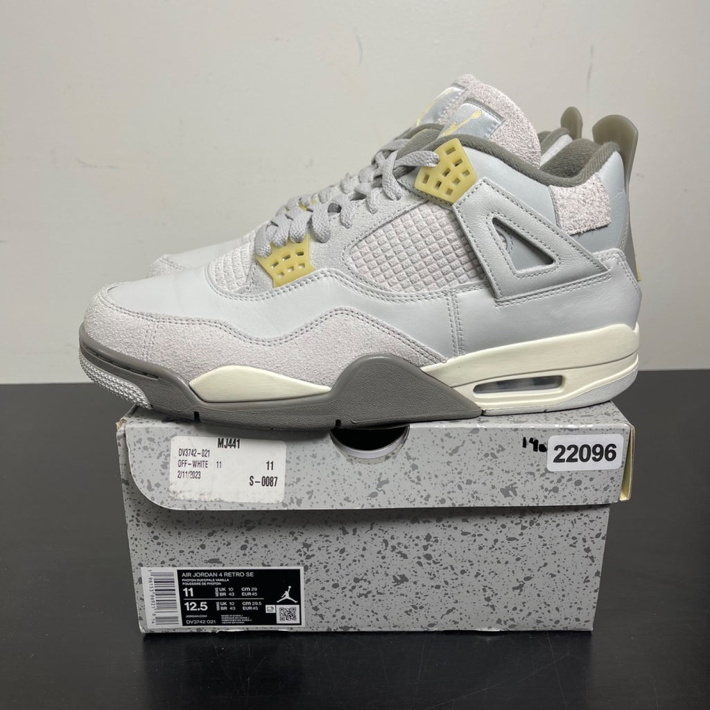 Jordan 4 Retro SE Craft Photon Dust 11 (Moderately Worn Pre-Owned)JordanPhoton Dust/Pale Vanilla/Off White/Grey Fog/Flat Pewter/Sail - Image 3