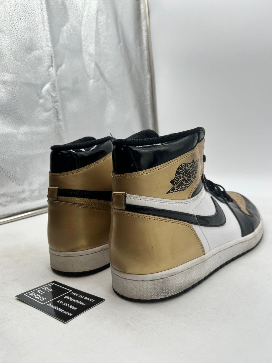 Jordan 1 Retro High NRG Patent Gold Toe 14 (Heavily Worn Pre-Owned)