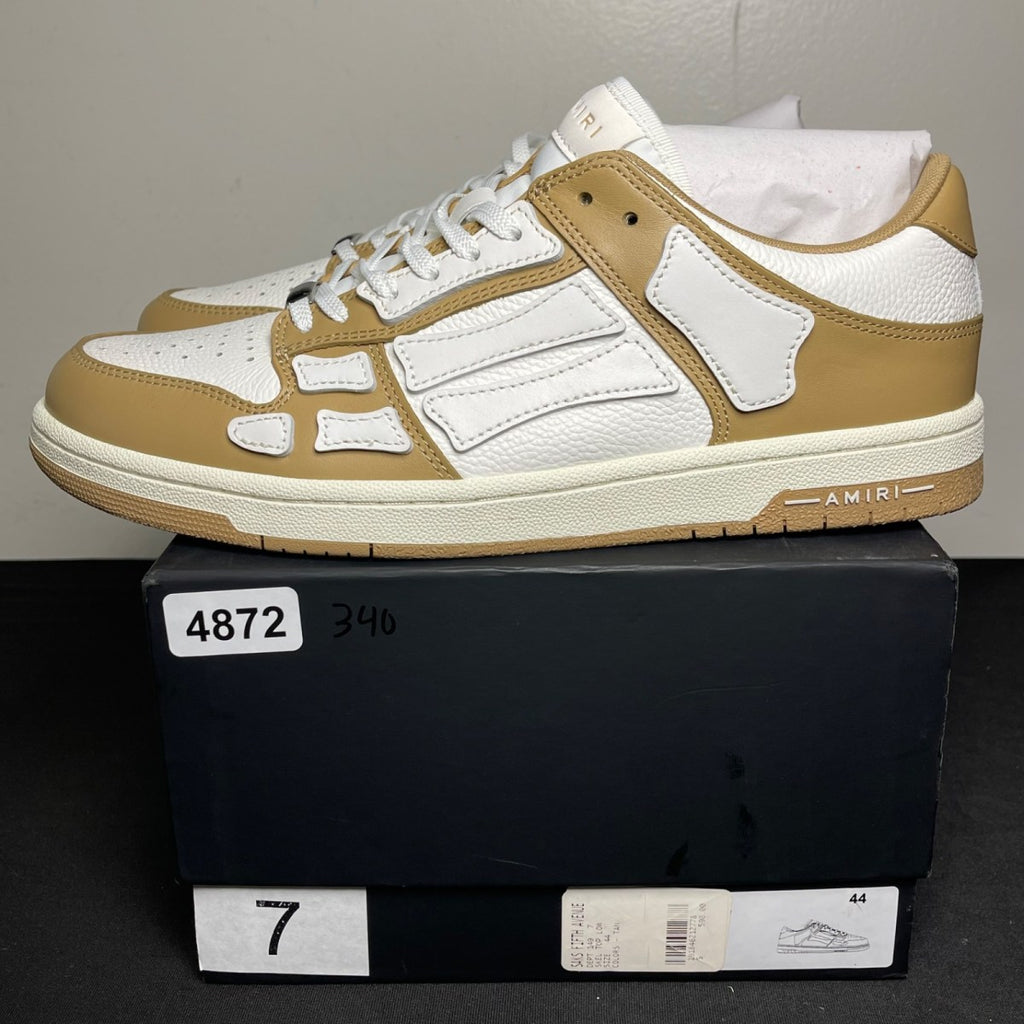 AMIRI Skel Top Low Brown Tan (Size 44) - Image 3