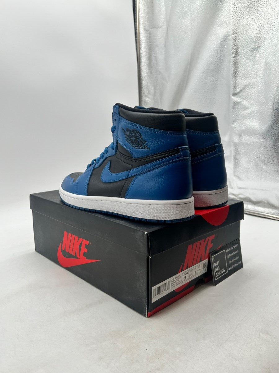 Jordan 1 Retro High OG Dark Marina Blue 9 (Lightly Worn Pre-Owned) - Image 6