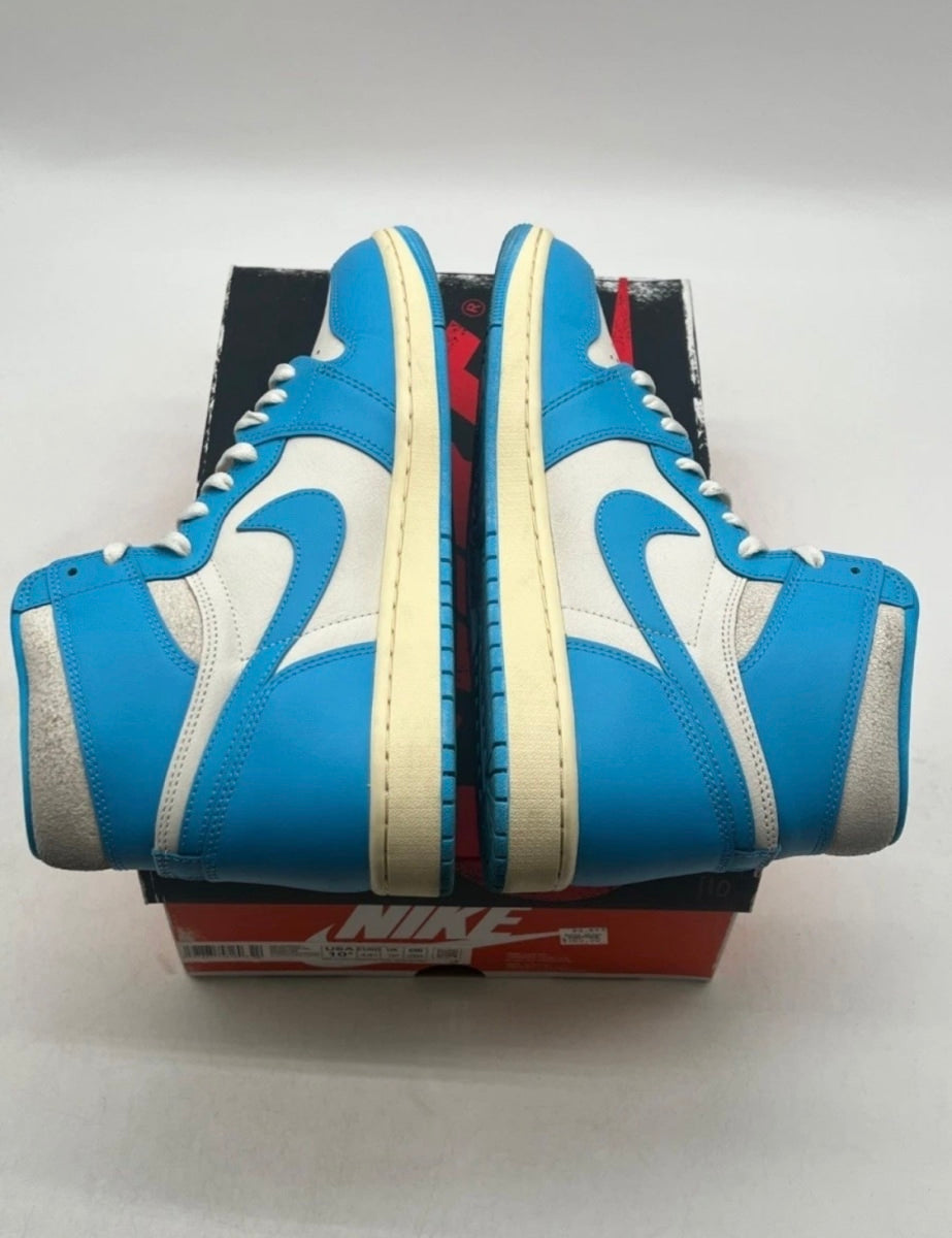 Jordan 1 Retro High OG UNC Reimagined 10.5 (Lightly Worn Pre-Owned)JordanDark Powder Blue/Dark Powder Blue-Sail - Image 7