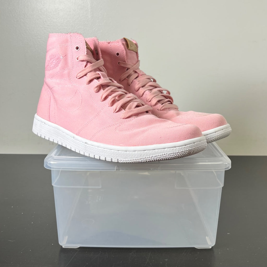 Jordan 1 Retro High Decon Sheen 10.5 (Lightly Worn Pre-Owned)JordanSheen/Vachetta Tan-White - Image 1
