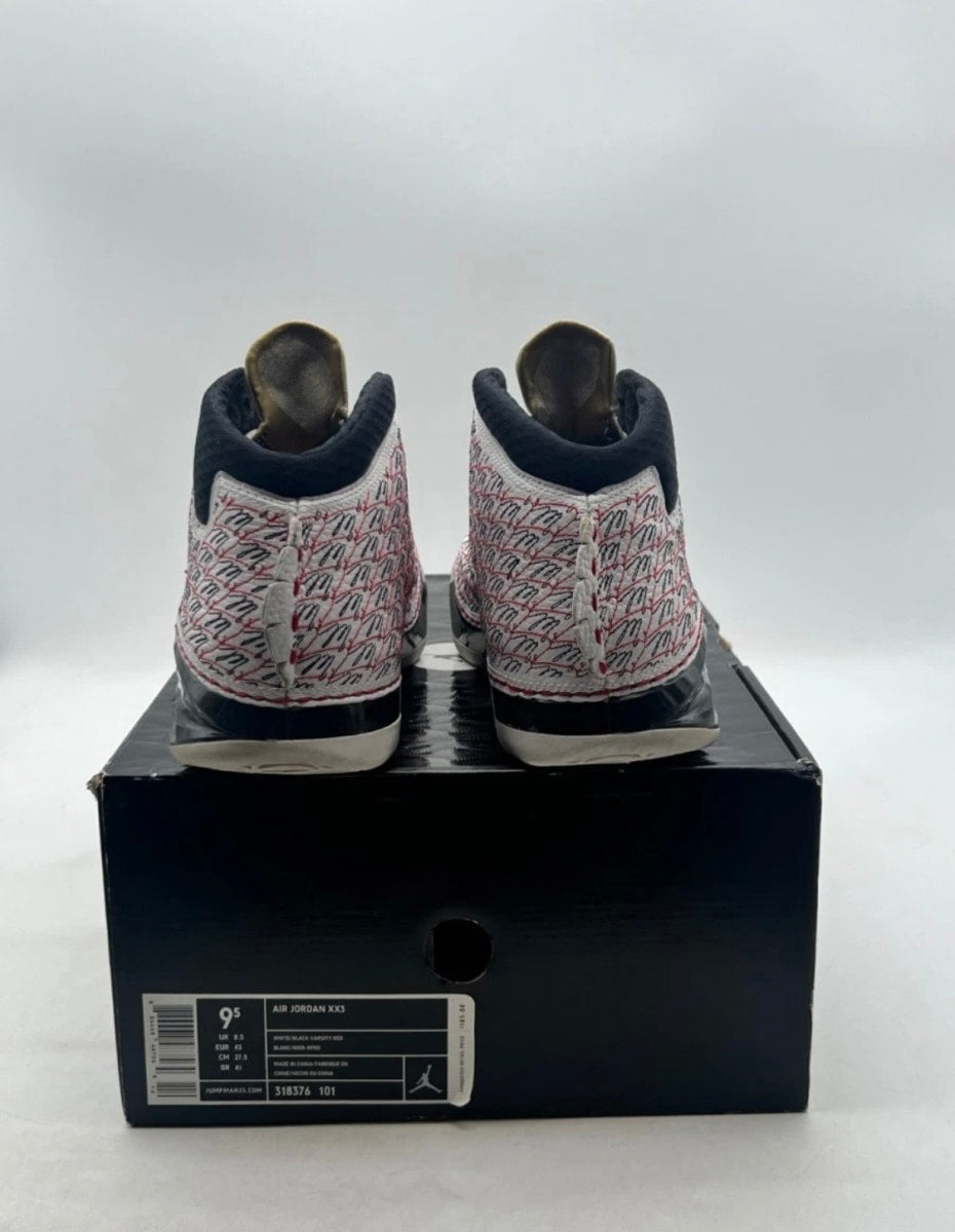 Jordan 23 All-Star 9.5 (Moderately Worn Pre-Owned)JordanWhite/Black-Varsity Red - Image 3