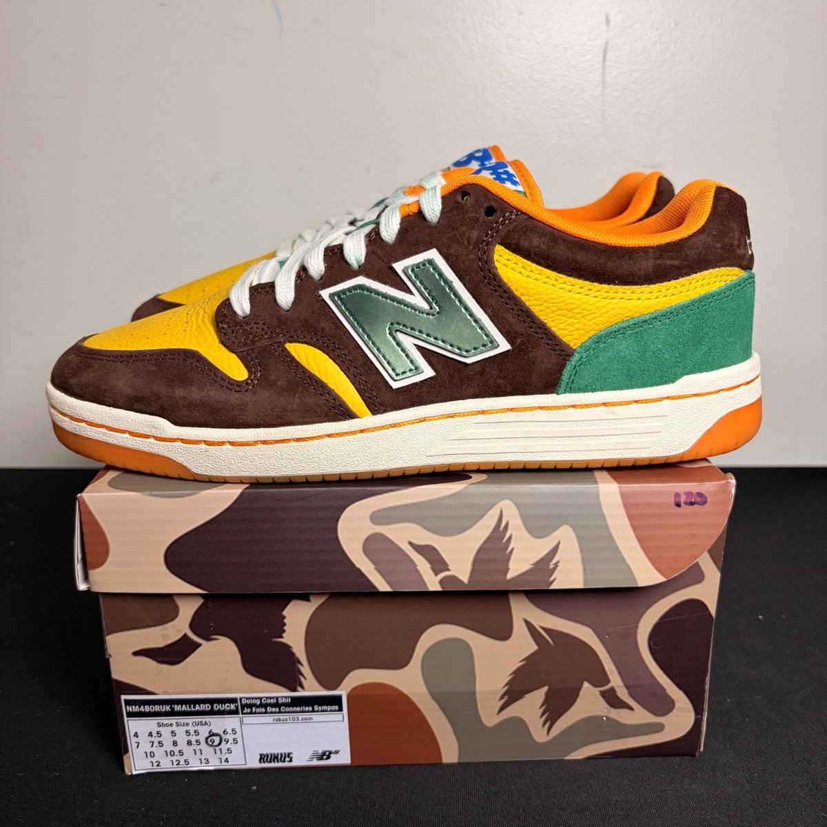 New Balance Numeric 480 Rukus Mallard Duck (Size 9) - aux