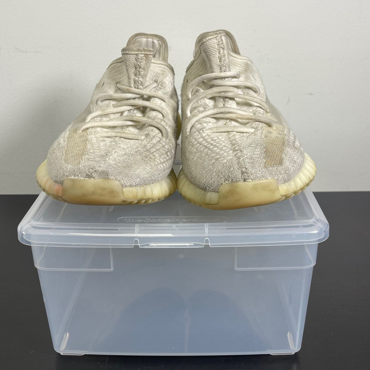 adidas Yeezy Boost 350 V2 Bone 11 (Moderately Worn Pre-Owned)adidasBone/Bone/Bone - Image 2