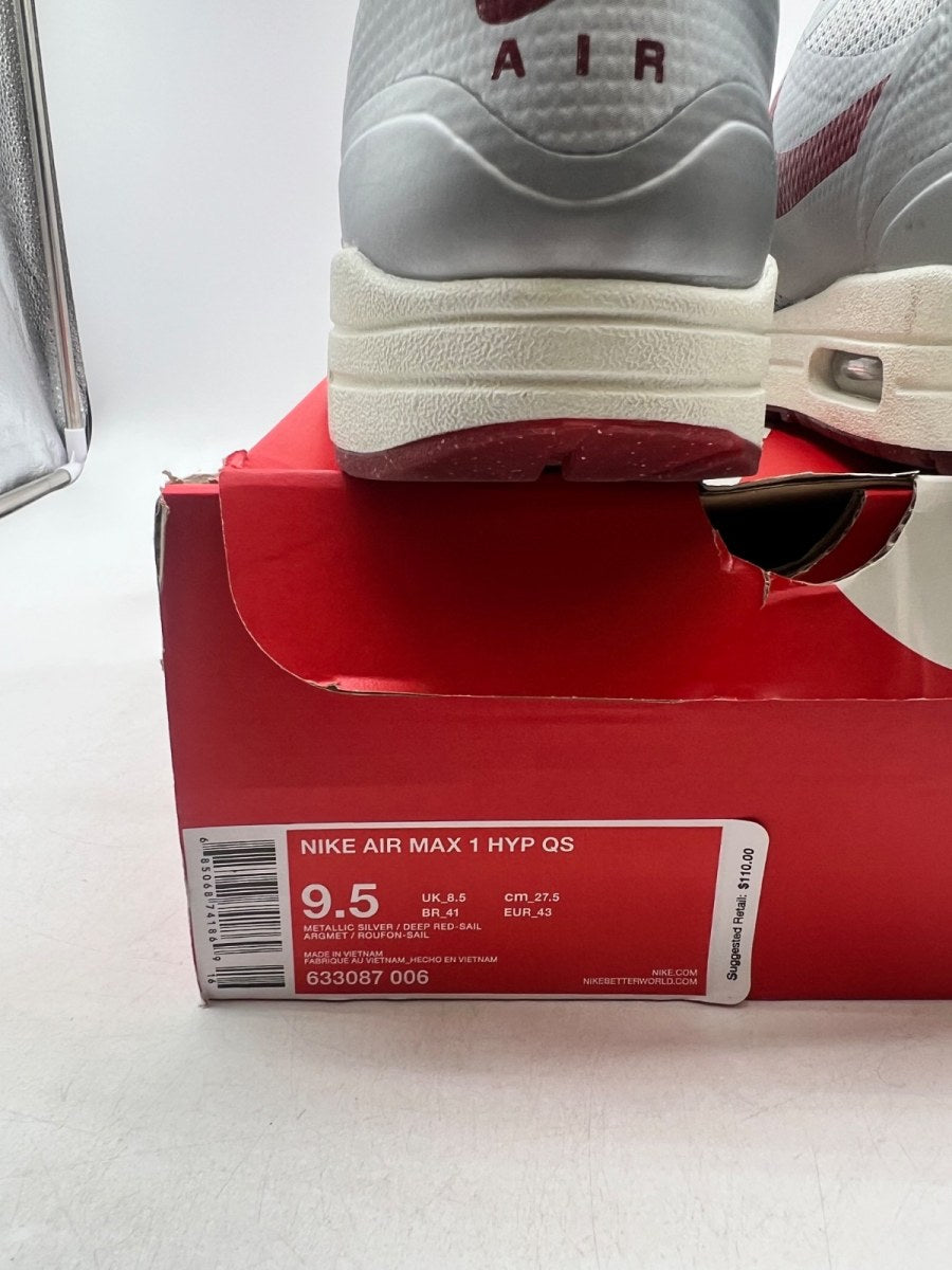 Nike Air Max 1 Hyperfuse Night Track 9.5 (Lightly Worn Pre-Owned) - Image 3