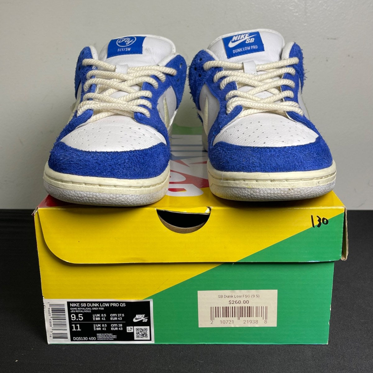 Nike SB Dunk Low Pro Fly Streetwear Gardenia (Size 9.5) - Image 2