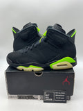 Jordan 6 Retro Electric Green 8 (Moderately Worn Pre-Owned) - Image 1