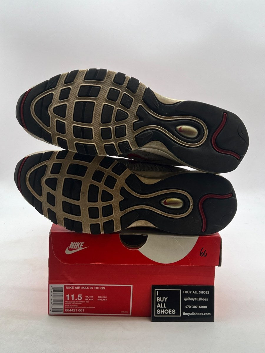 Nike Air Max 97 Silver Bullet (2016/2017) 11.5 (Heavily Worn Pre-Owned) - Image 8