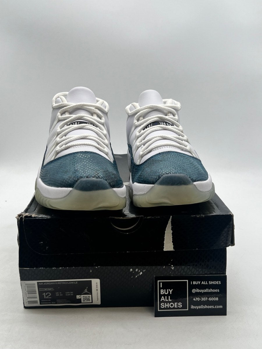 Jordan 11 Retro Low Snake Navy (2019) 12 (Lightly Worn Pre-Owned) - Image 2