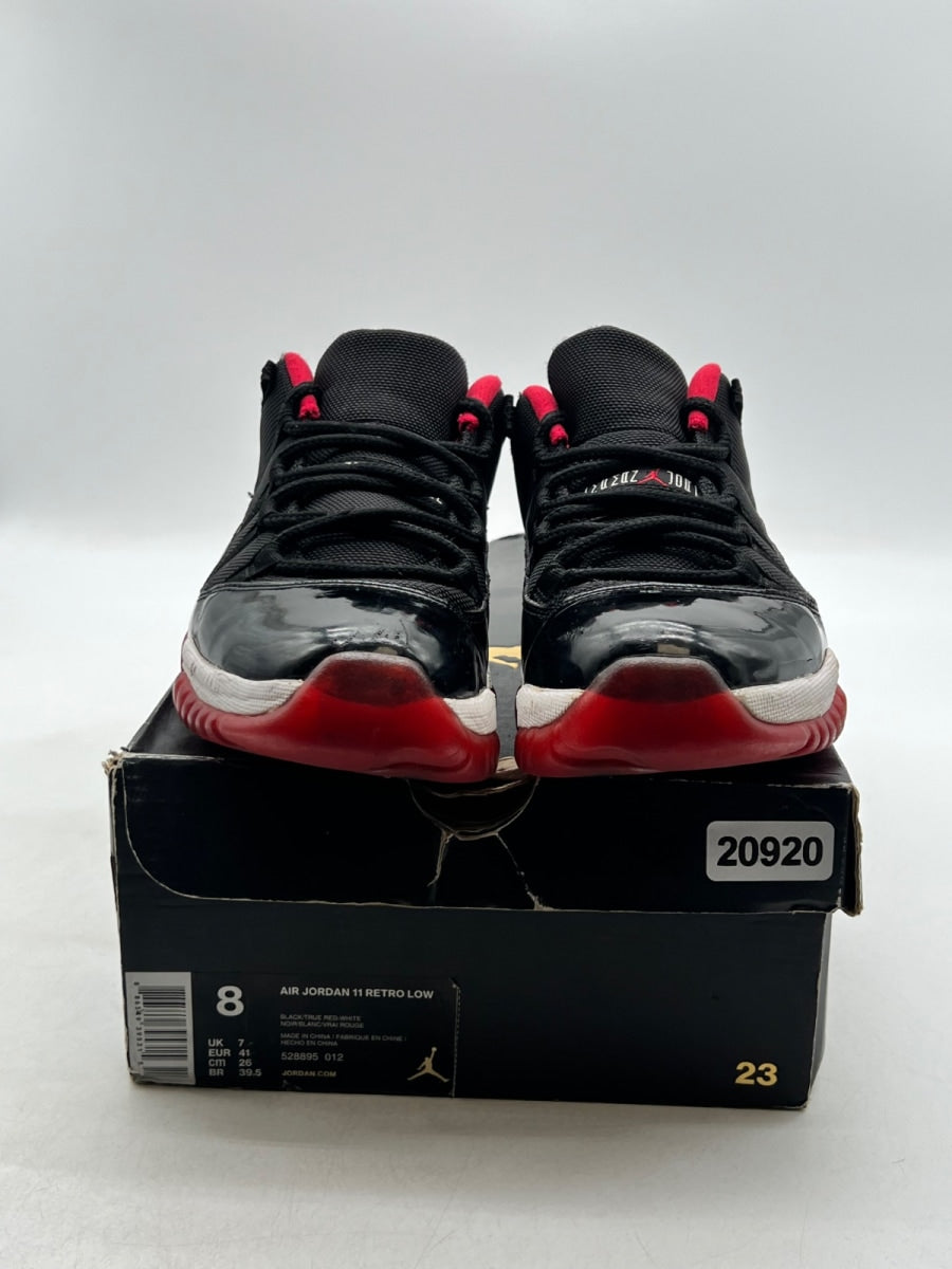 Jordan 11 Retro Low Bred (2015) 8 (Heavily Worn Pre-Owned) - Image 2