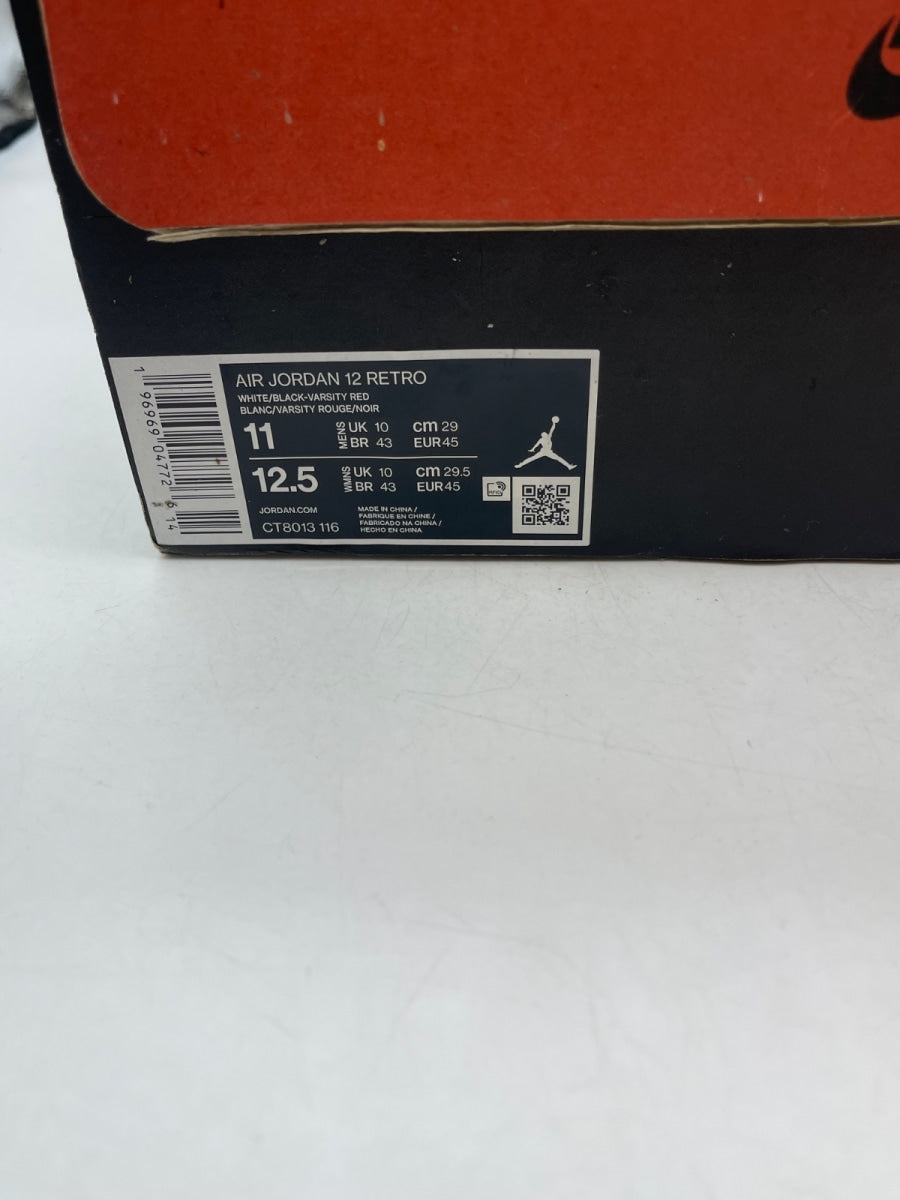 Jordan 12 Retro Cherry (2023) 11 (Moderately Worn Pre-Owned)JordanWhite/Black/Varsity Red - Image 9