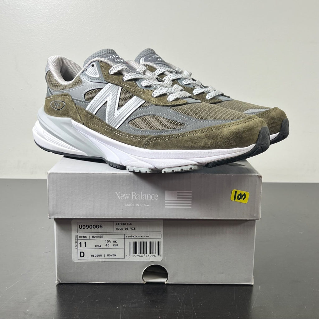 New Balance 990v6 MiUSA True Camo White 11 (Lightly Worn Pre-Owned)New BalanceTrue Camo/White - Image 1