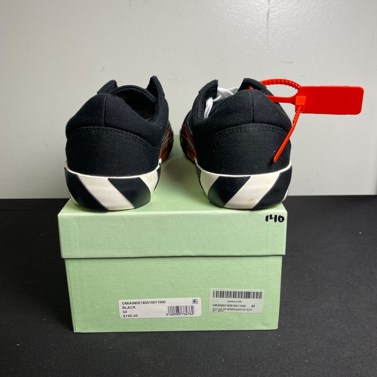 OFF-WHITE Vulc Low Black (Size 44) - Image 4