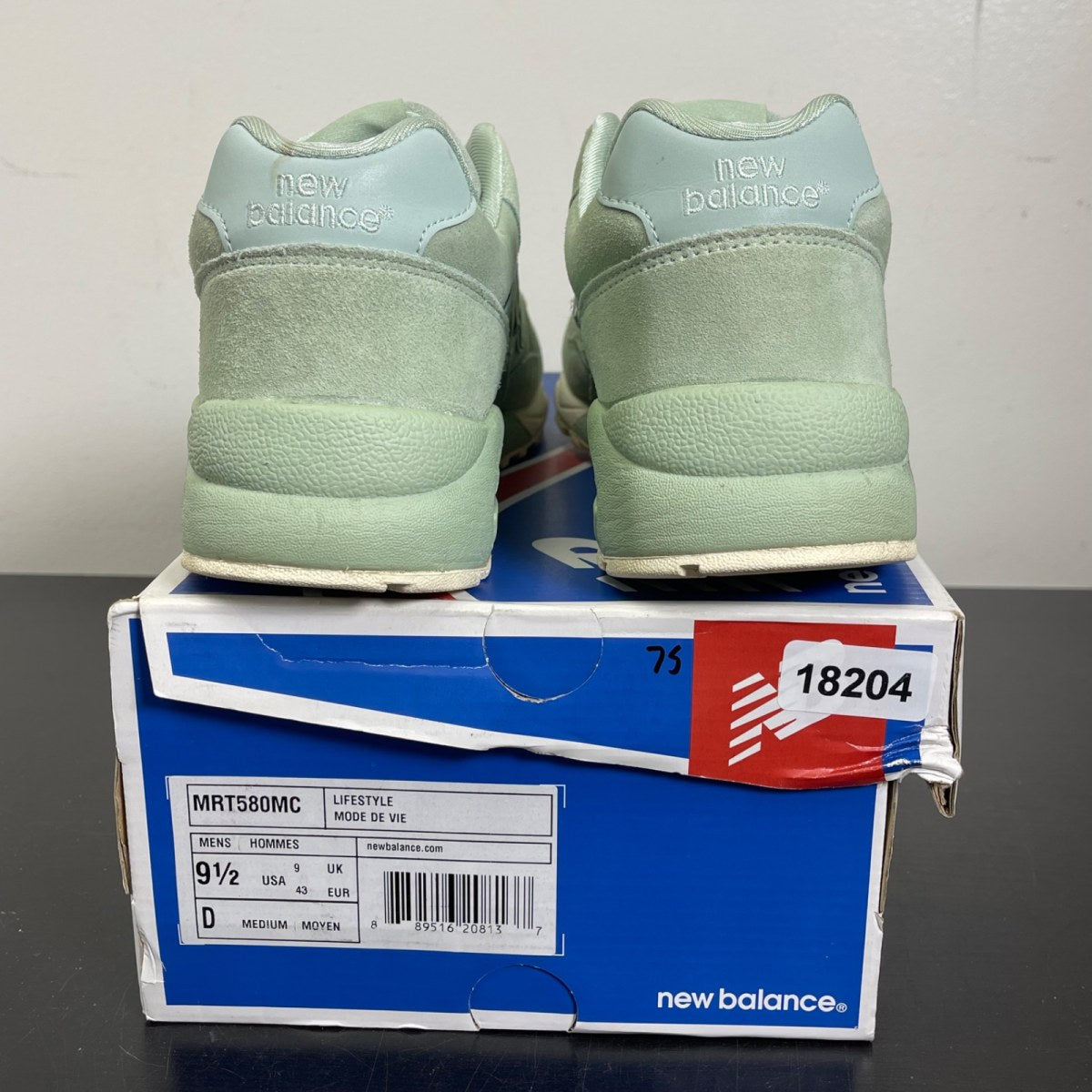 New Balance 580 Mint 9.5 (Moderately Worn Pre-Owned)New BalanceGreen/Mint - Image 4