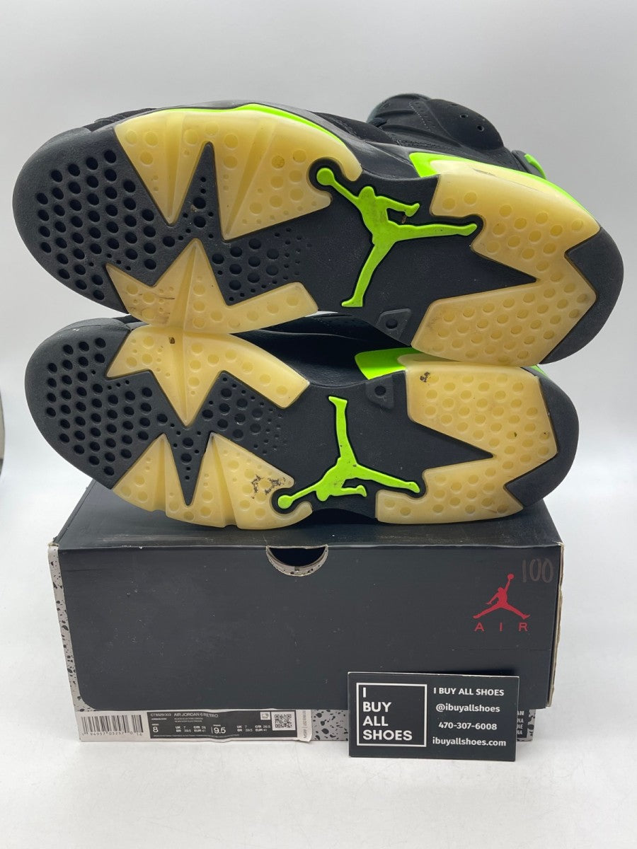 Jordan 6 Retro Electric Green 8 (Moderately Worn Pre-Owned) - Image 7