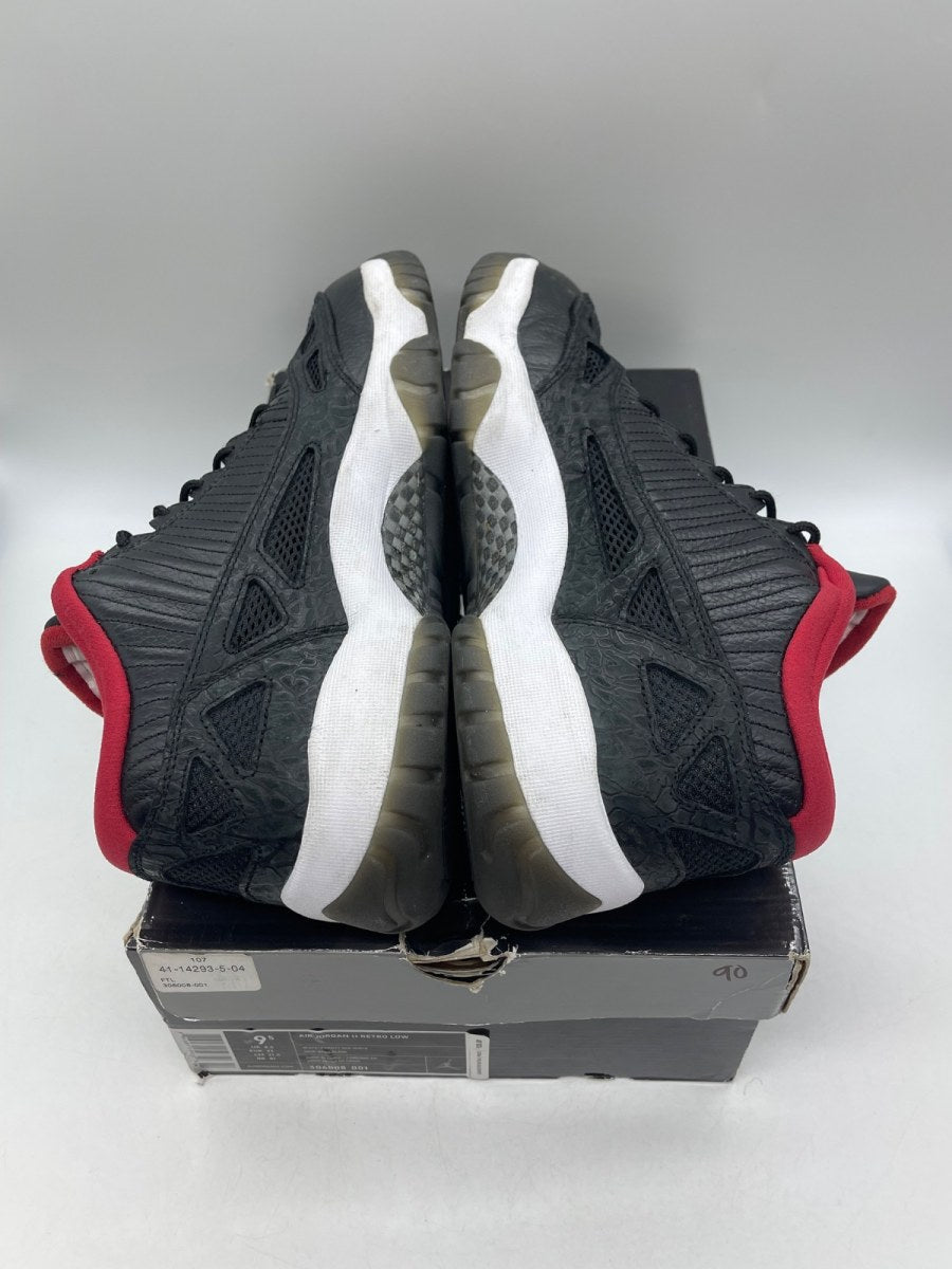 Air Jordan 11 Retro Low IE 'Black Charcoal Red' 2011 (Size 9.5) - Image 6
