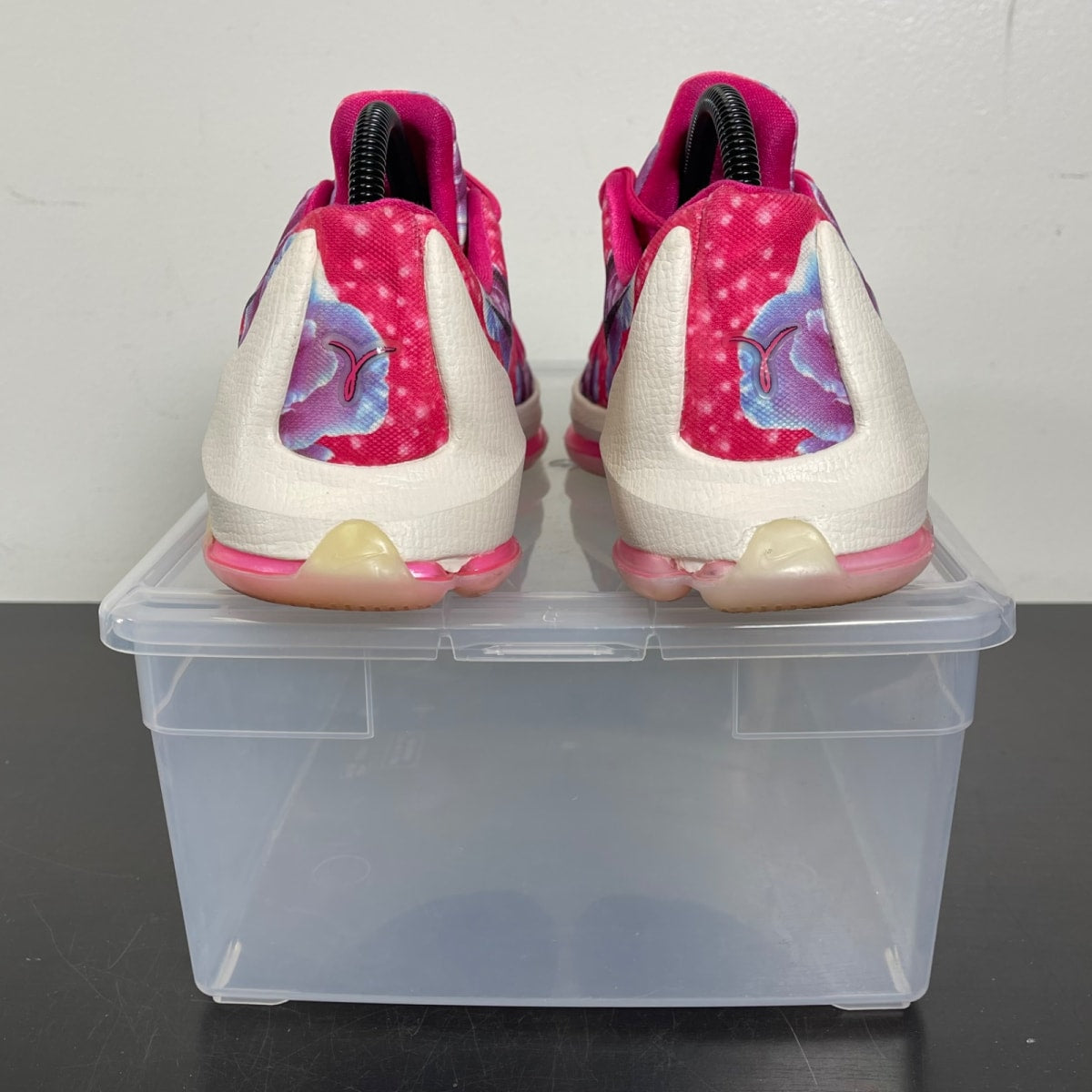 Nike KD 8 Aunt Pearl (GS) 7Y (Moderately Worn Pre-Owned)NikeVivid Pink/Hyper Turquoise/Pink Blast/Black - Image 4