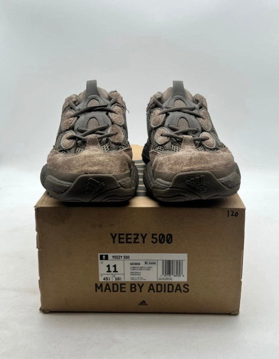 adidas Yeezy 500 Clay Brown 11 (Heavily Worn Pre-Owned)adidasClay Brown/Clay Brown/Clay Brown - Image 2