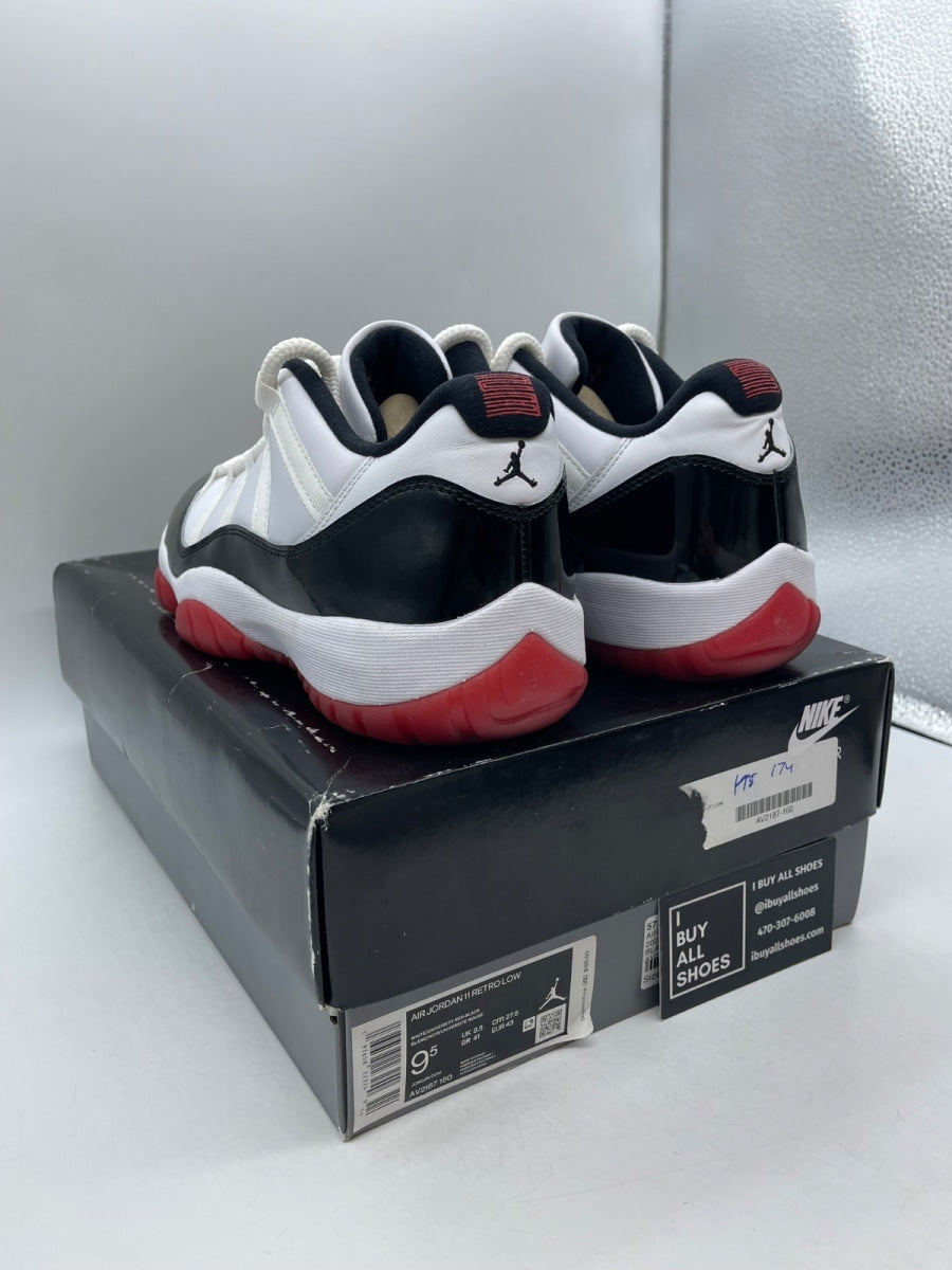 Jordan 11 Retro Low Concord Bred 9.5 (Moderately Worn Pre-Owned) - Image 4