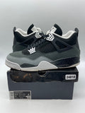 Jordan 4 Retro Fear (2024) 10.5 (Moderately Worn Pre-Owned)JordanBlack/White/Anthracite/Black/Pure Platinum - Image 1