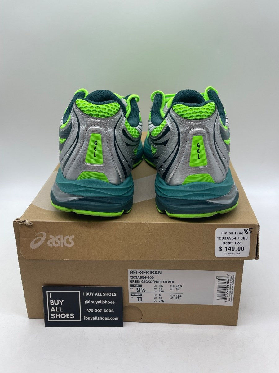 ASICS Gel-Sekiran Green Gecko 9.5 (Moderately Worn Pre-Owned)
