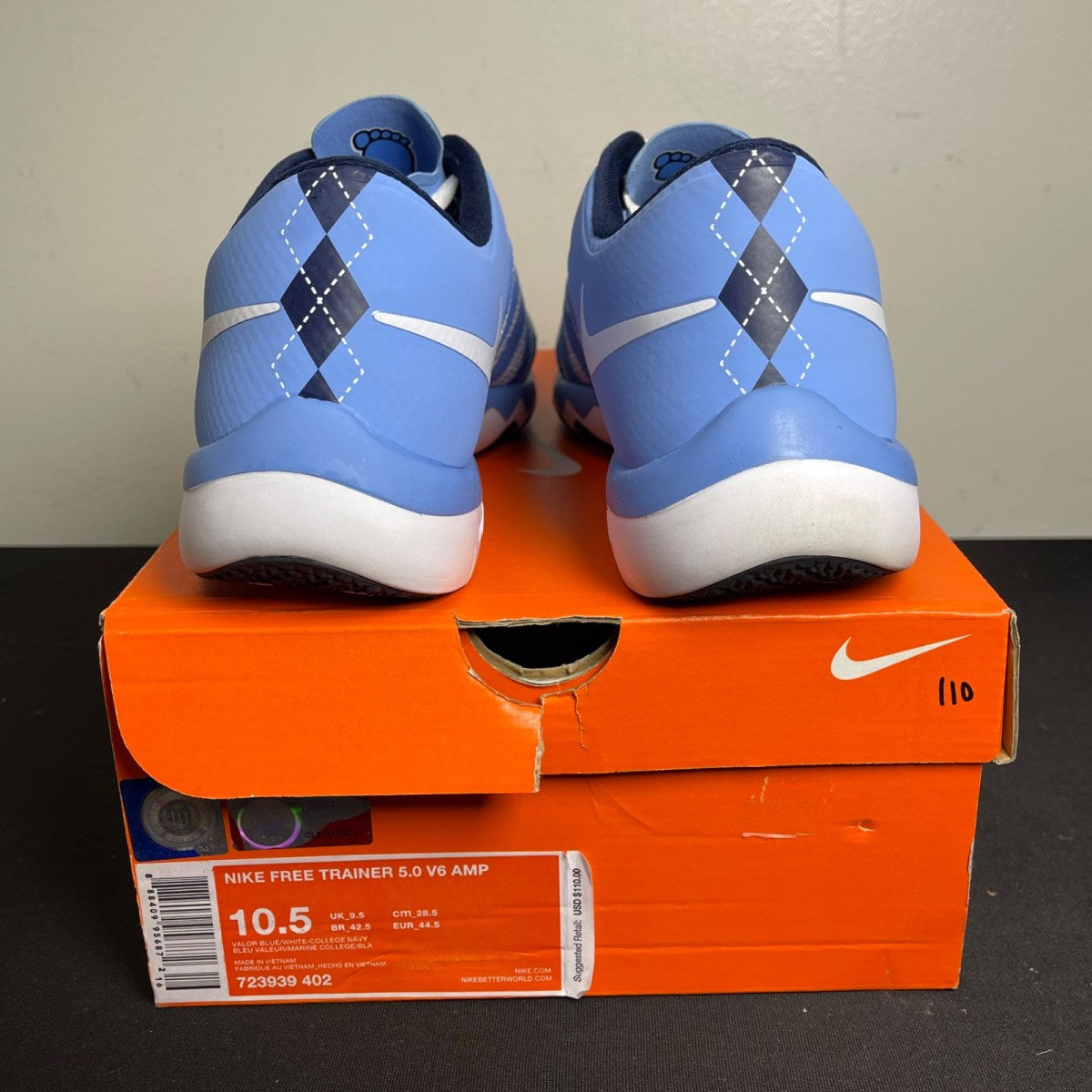 Nike Free Trainer 5.0 V6 Amp 'UNC' (Size 10.5) - Image 4