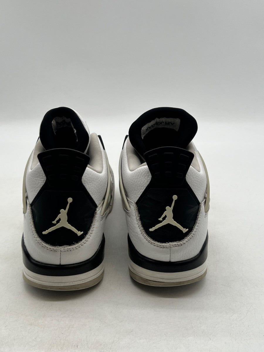 Jordan 4 Retro Military Black 10 (Moderately Worn Pre-Owned)JordanWhite/Black-Neutral Grey - Image 5