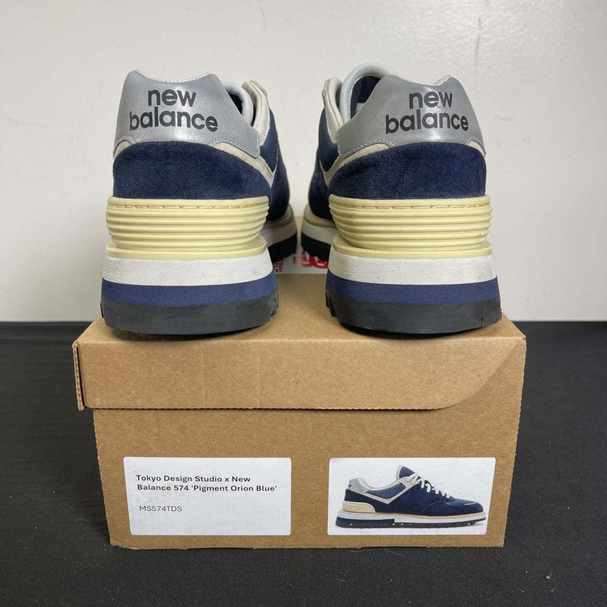 Tokyo Design Studio x New Balance 574 'Pigment Orion Blue' (Size 12) - Image 4
