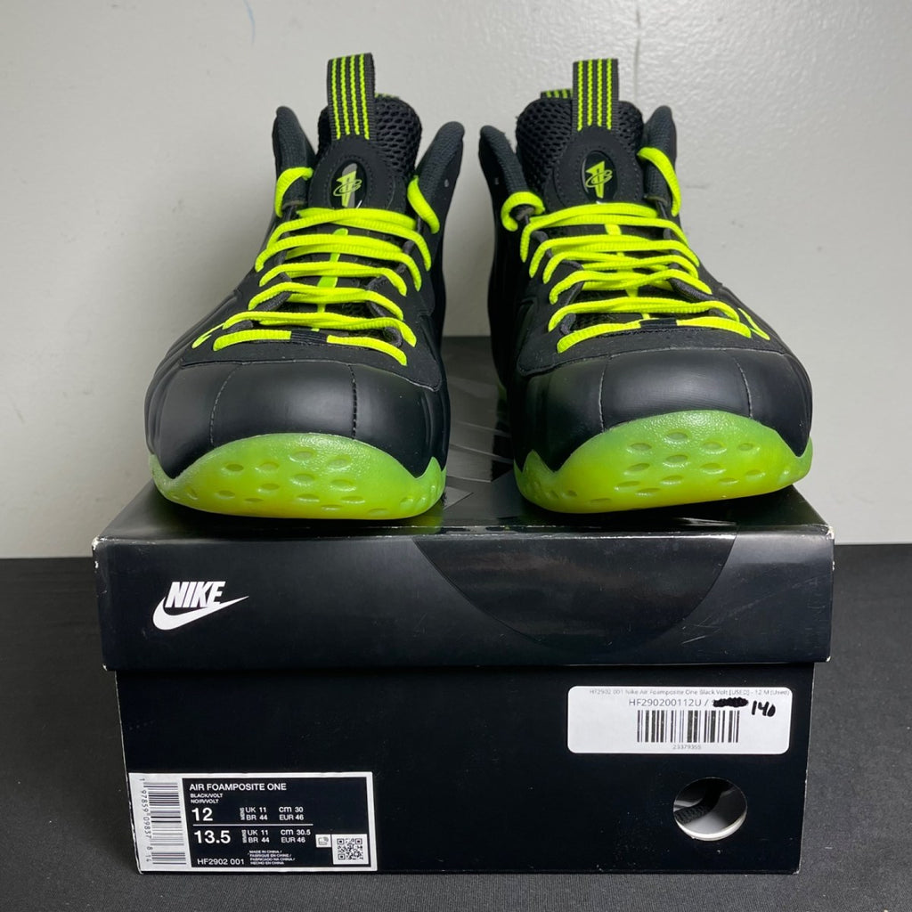 Nike Air Foamposite One Black Volt (Size 12) - aux