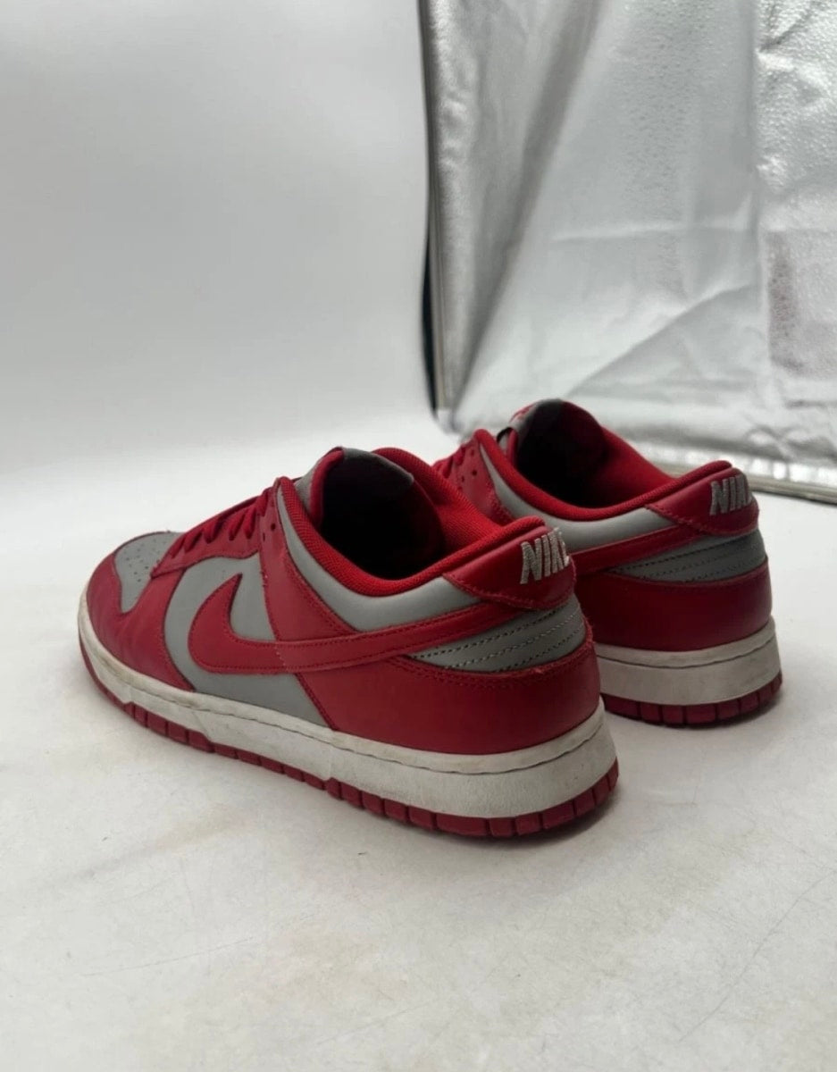 Nike Dunk Low Retro UNLV (2021) 11 (Heavily Worn Pre-Owned)NikeMedium Grey/White/Varsity Red - Image 4