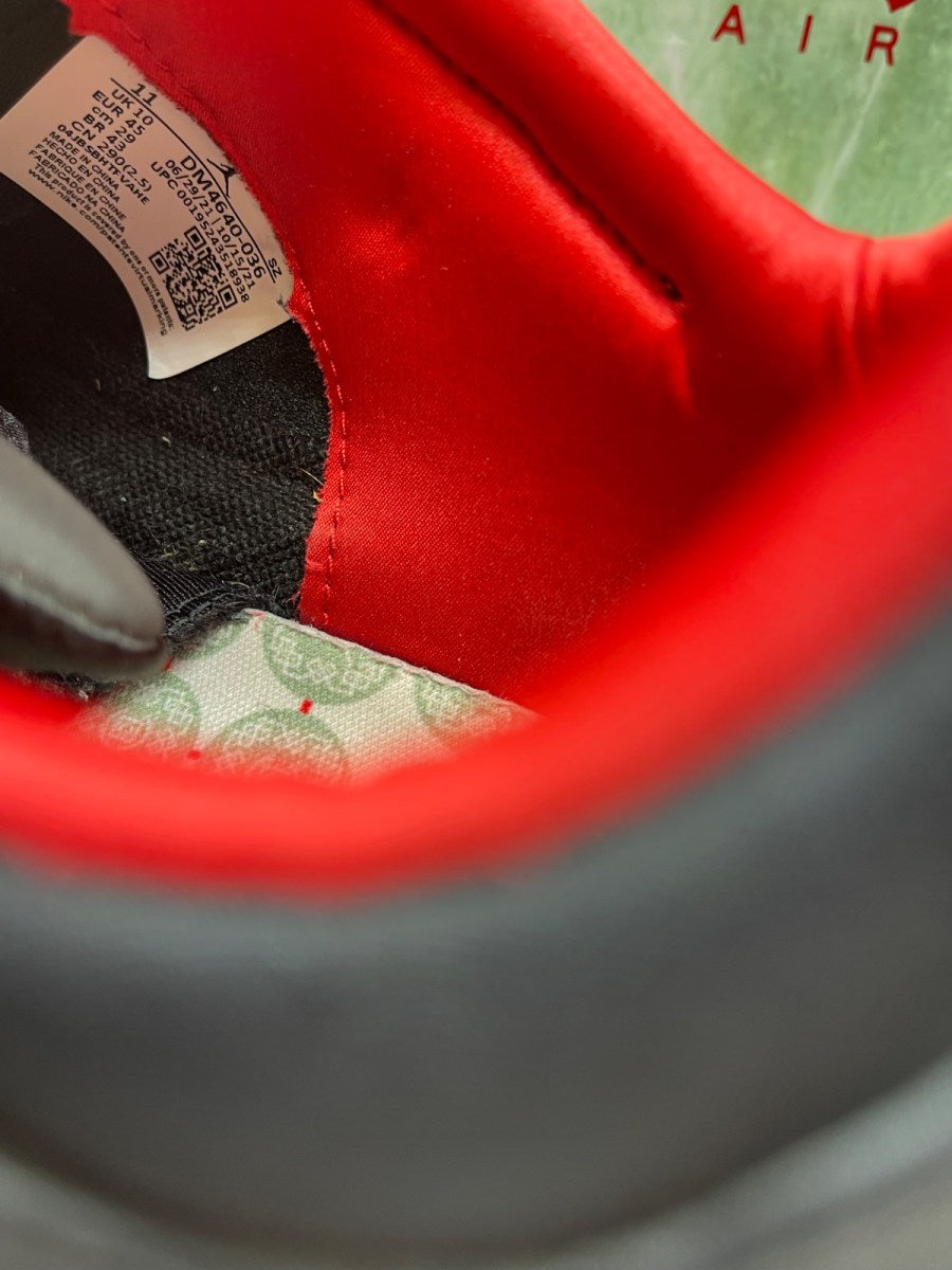 Jordan 5 Retro Low CLOT Jade 11 (Moderately Worn Pre-Owned)JordanBlack/Classic Jade-Fire Red-Metallic Silver - Image 8