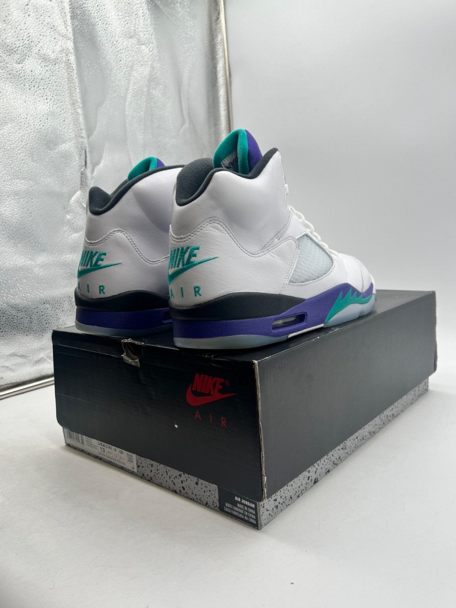 Jordan 5 Retro Grape (2025) 13 (Lightly Worn Pre-Owned) - Image 5